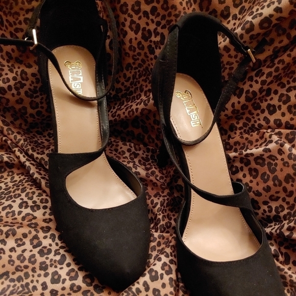 NEW BRASH HIDDEN PLATFORM SHOES HEELS SIZE 12 Heel 4.5" - Picture 10 of 13